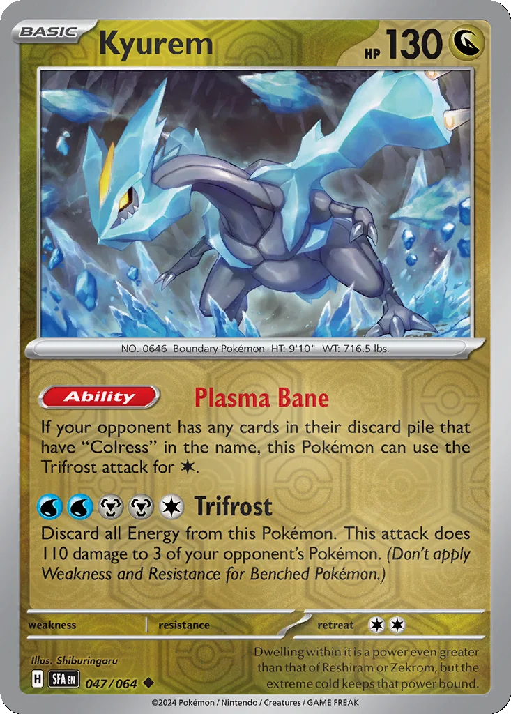 Kyurem 047/064 Shrouded Fable (Reverse holo)
