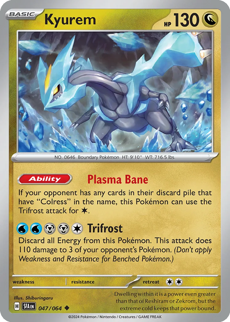Kyurem 047/064 Shrouded Fable (Normal)