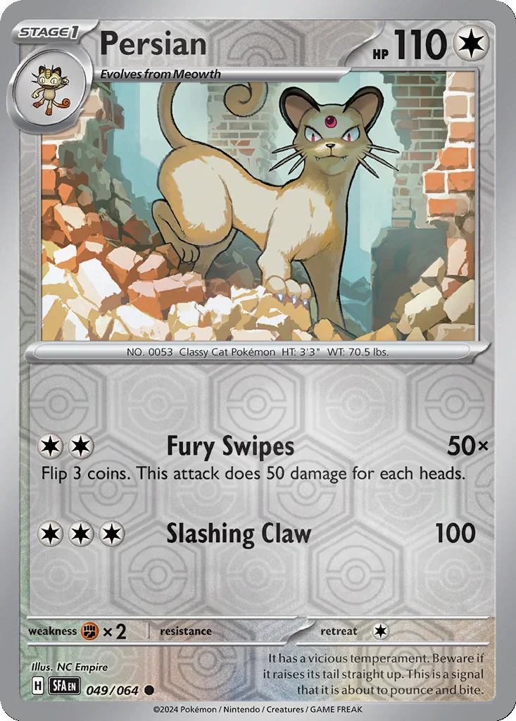Persian 049/064 Shrouded Fable (Reverse holo)