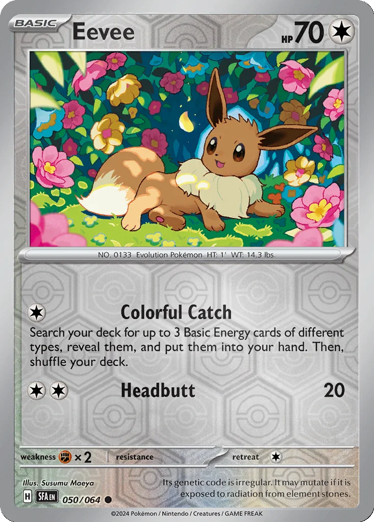 Eevee 050/064 Shrouded Fable (Reverse holo)