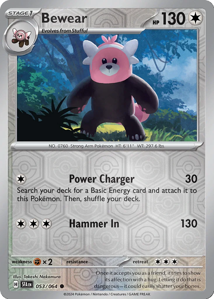 Bewear 053/064 Shrouded Fable (Reverse holo)