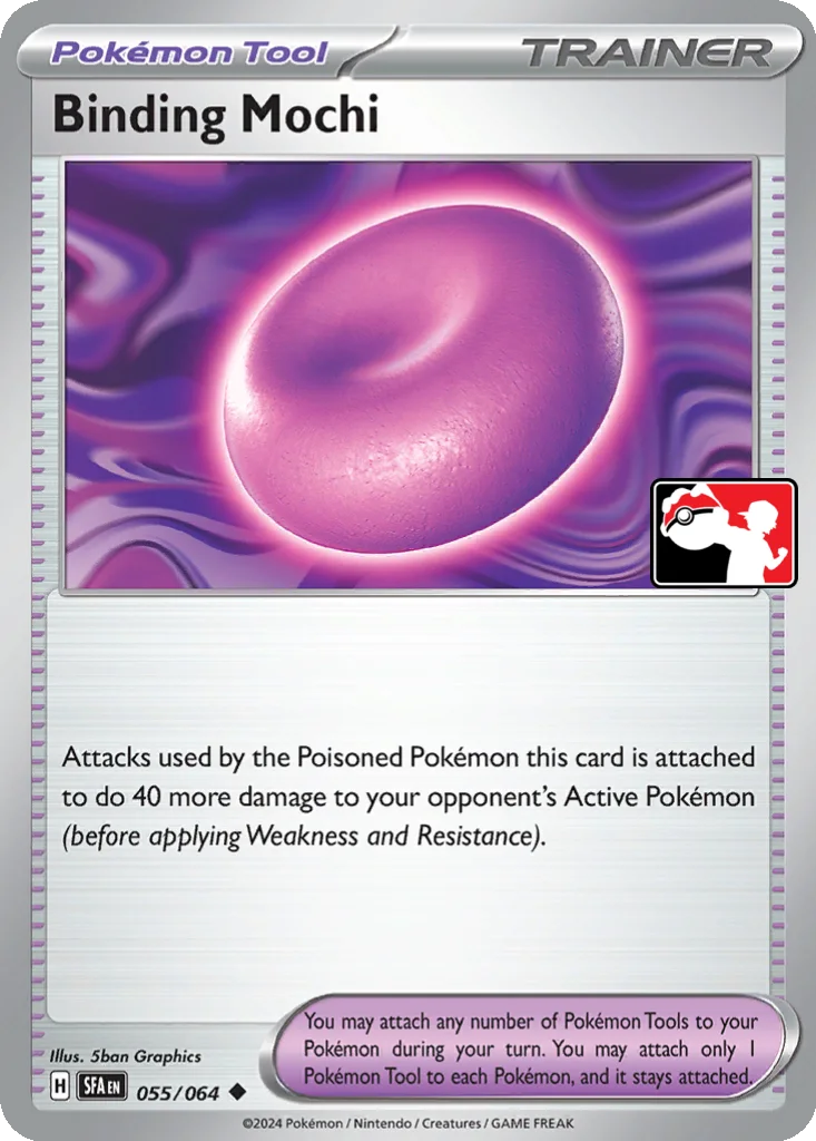 Binding Mochi 055/064 Shrouded Fable (Play! Pokémon (Cosmos Holo))