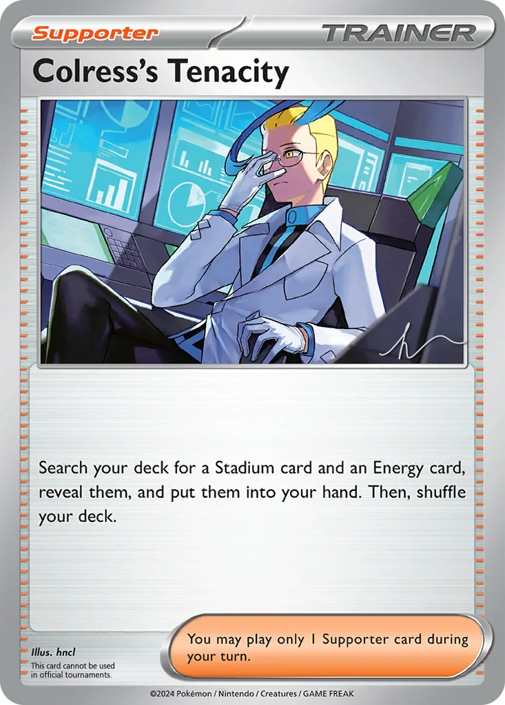 Colress's Tenacity 057/064 Shrouded Fable (World Championships Deck 2024: Crushing Thorn by Fernando Cifuentes)