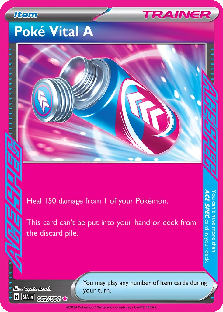 Poké Vital A 062/064 Shrouded Fable (Holo)