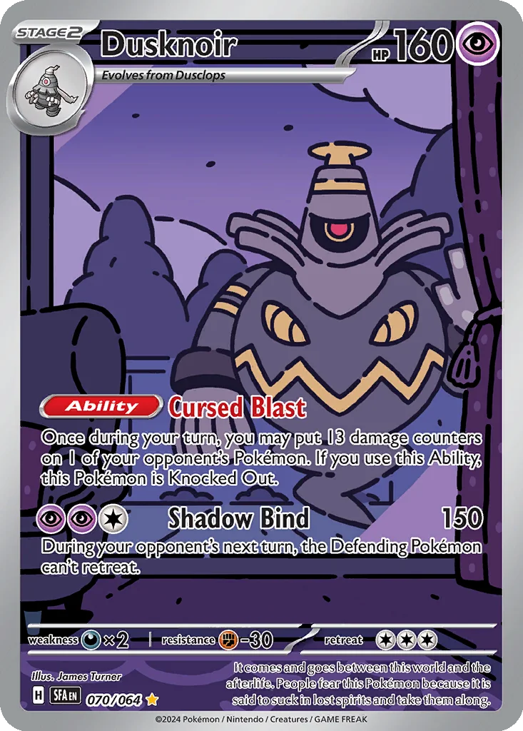 Dusknoir 070/064 Shrouded Fable (Holo)
