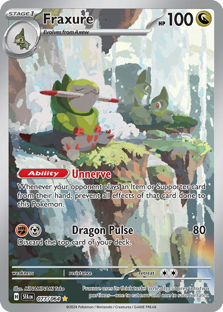 Fraxure 077/064 Shrouded Fable (Holo)