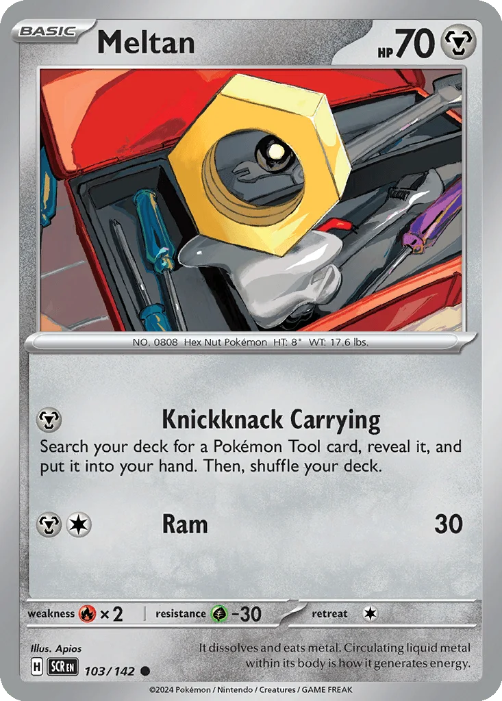 Meltan 103/142 SV07: Stellar Crown (Normal)