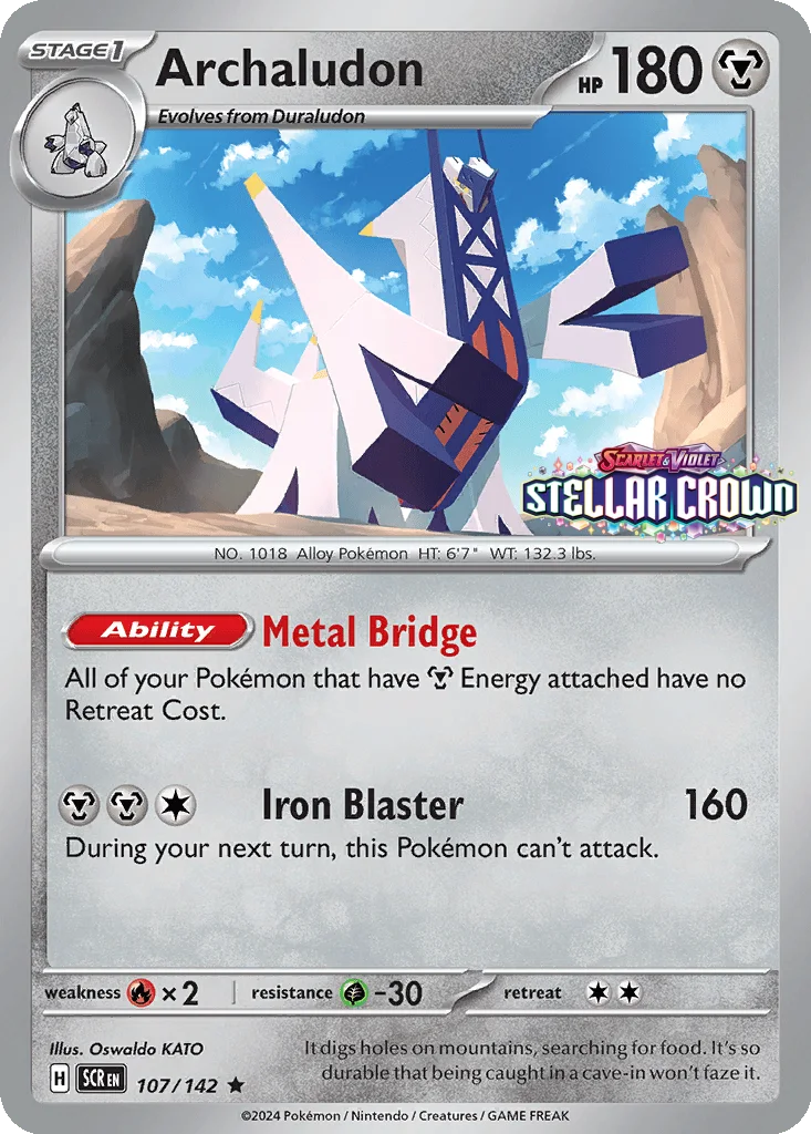 Archaludon 107/142 Stellar Crown (Expansion Stamp)