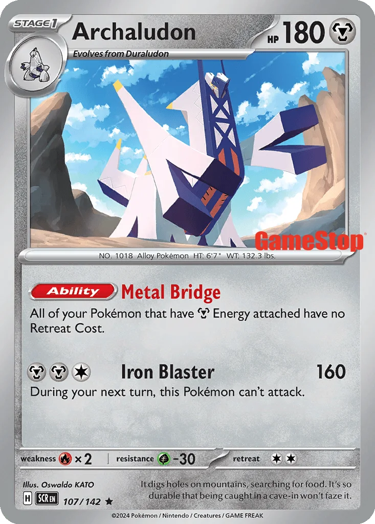 Archaludon 107/142 Stellar Crown (GameStop)
