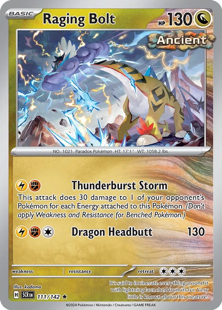Raging Bolt 111/142 Stellar Crown (Holo)
