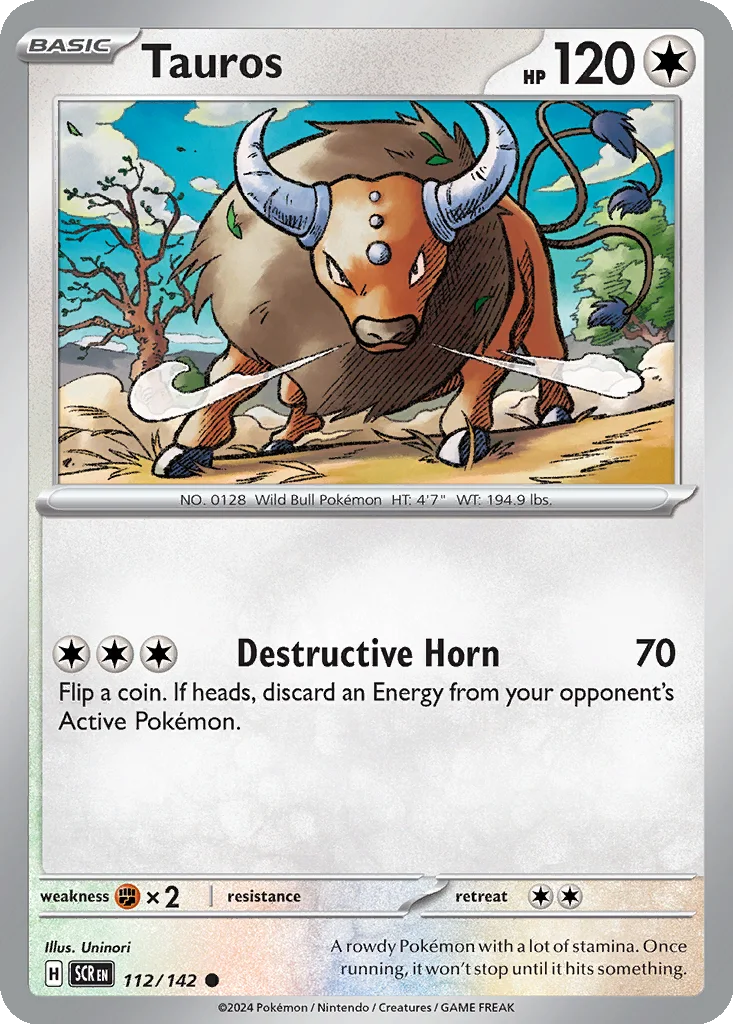 Tauros 112/142 SV07: Stellar Crown (Normal)