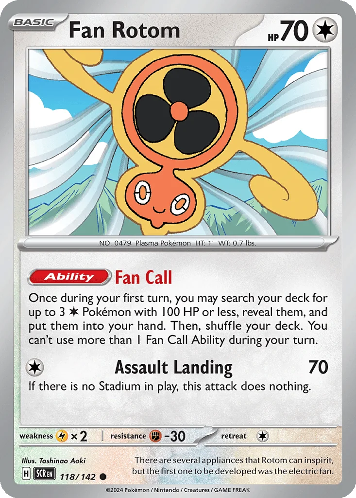Fan Rotom 118/142 Stellar Crown (Normal)
