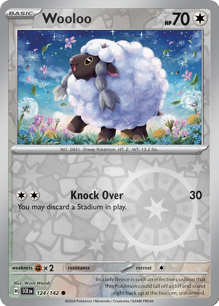 Wooloo 124/142 SV07: Stellar Crown (Reverse holo)
