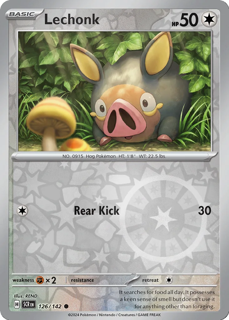 Lechonk 126/142 Stellar Crown (Reverse holo)