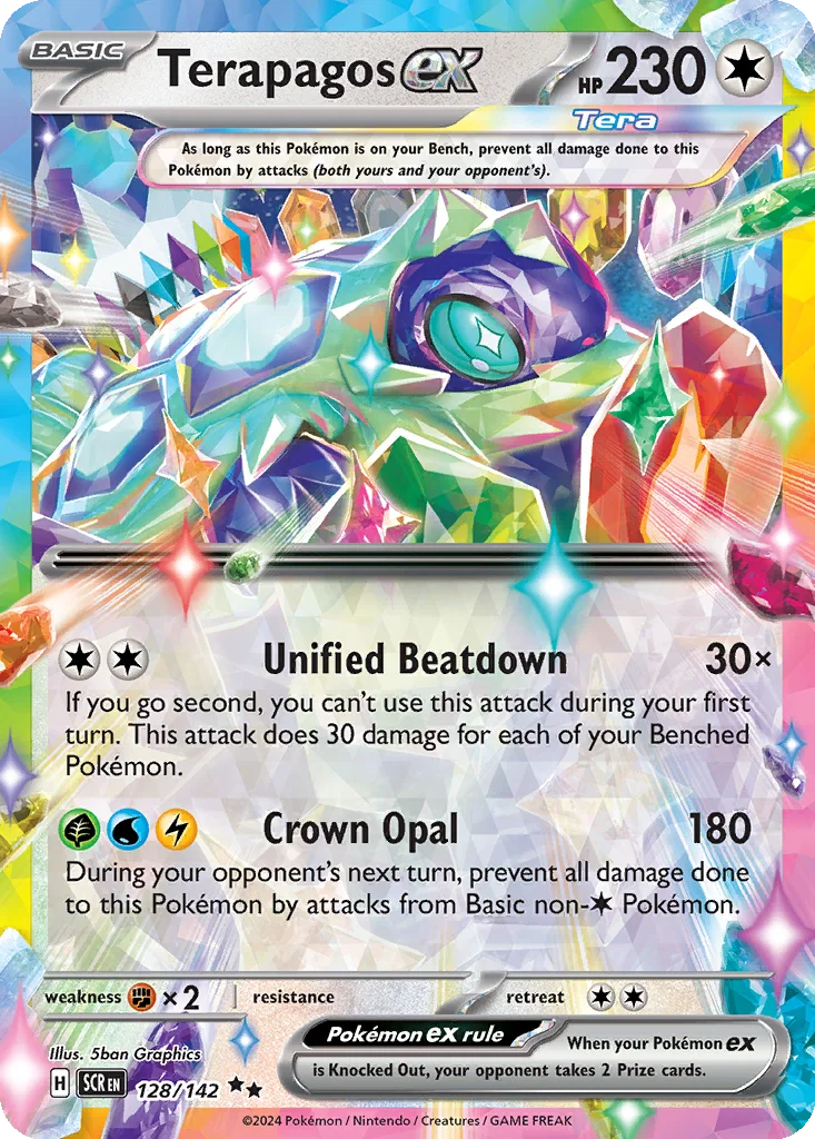 Terapagos ex 128/142 Stellar Crown (Holo)