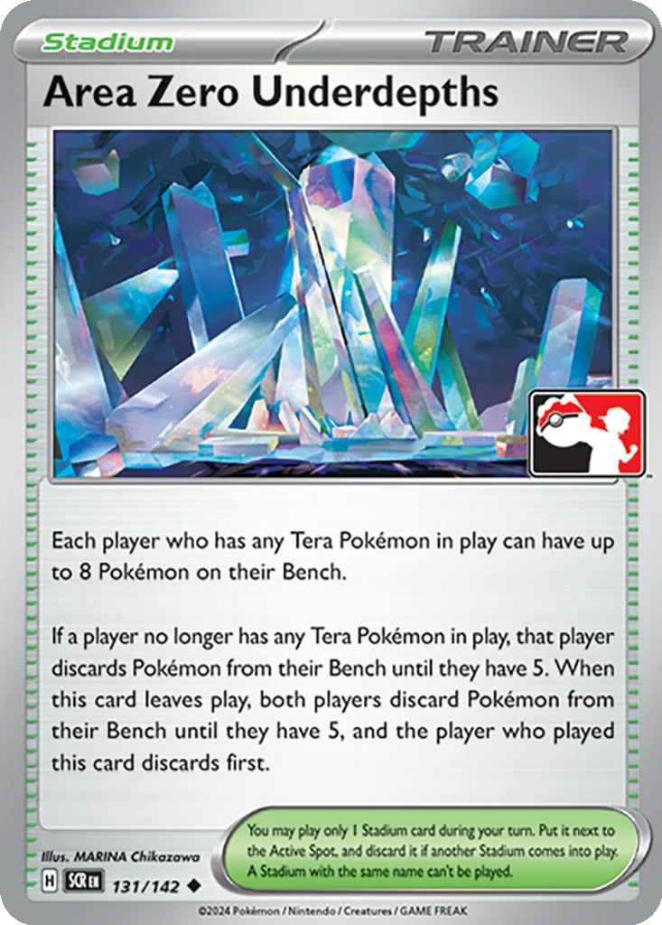 Area Zero Underdepths 131/142 Stellar Crown (Play! Pokémon (Cosmos Holo))