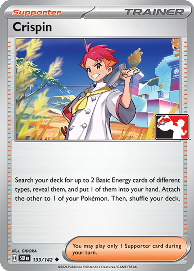Crispin 133/142 Stellar Crown (Play! Pokémon)
