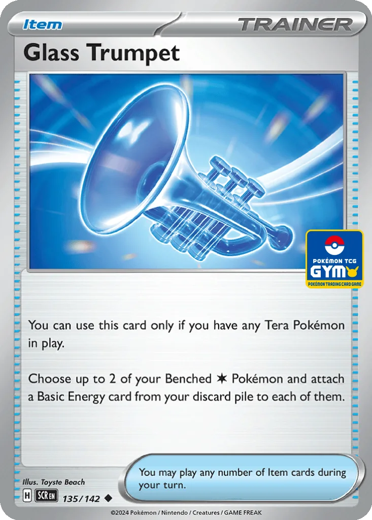 Glass Trumpet 135/142 Stellar Crown (Pokémon TCG Gym)