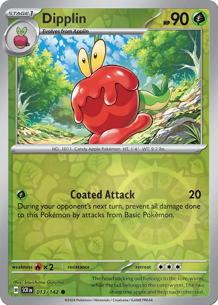 Dipplin 013/142 SV07: Stellar Crown (Reverse holo)