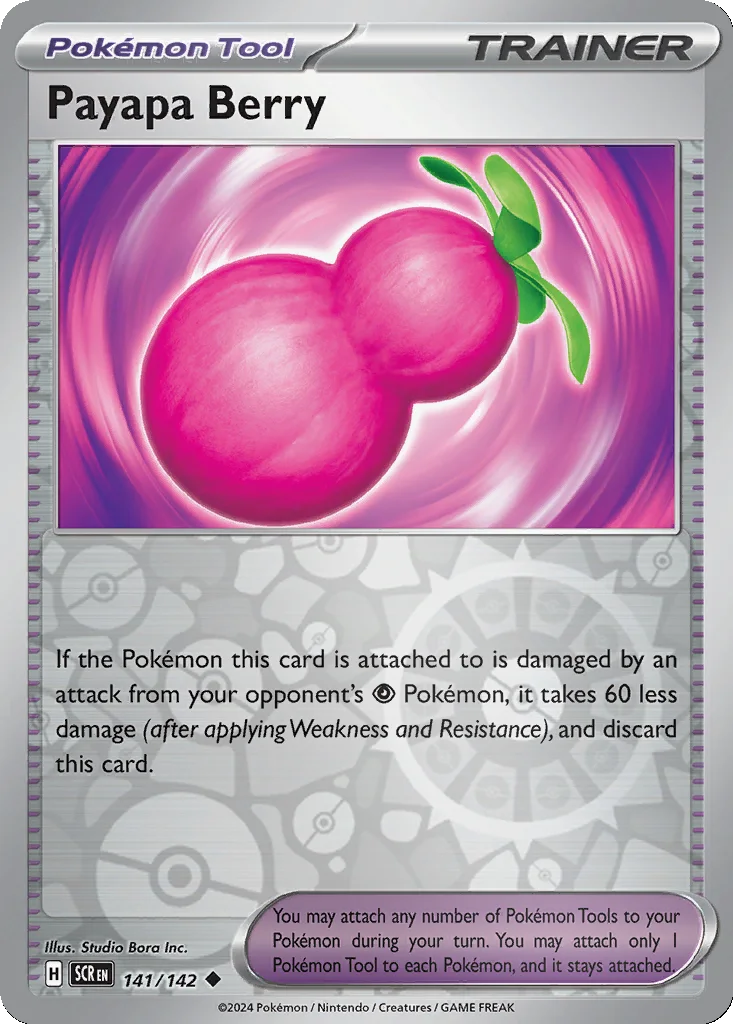 Payapa Berry 141/142 SV07: Stellar Crown (Reverse holo)