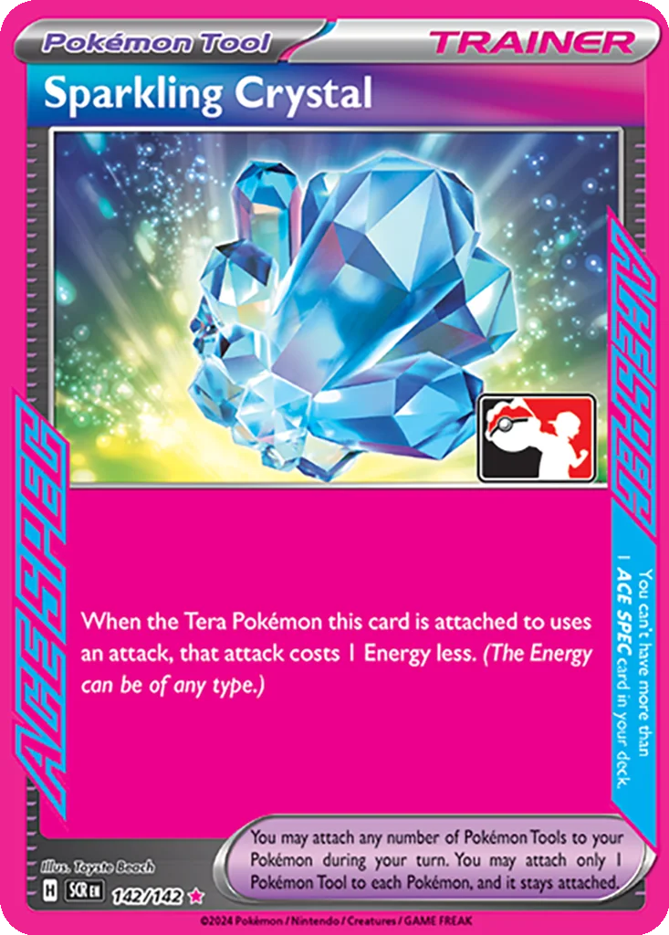Sparkling Crystal 142/142 Stellar Crown (Play! Pokémon)