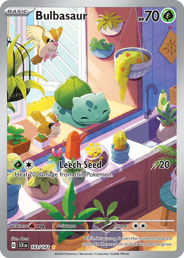 Bulbasaur 143/142 Stellar Crown (Holo)