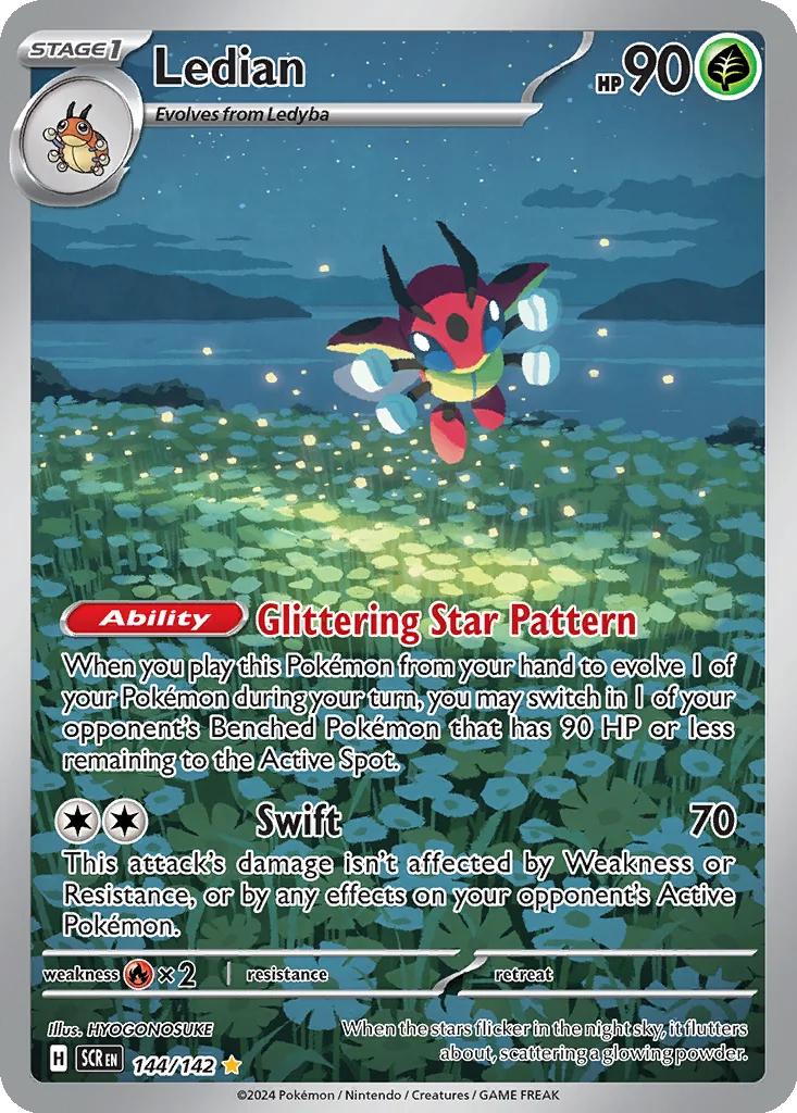 Ledian 144/142 Stellar Crown (Holo)