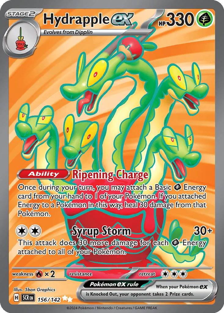 Hydrapple ex 156/142 Stellar Crown (Holo)