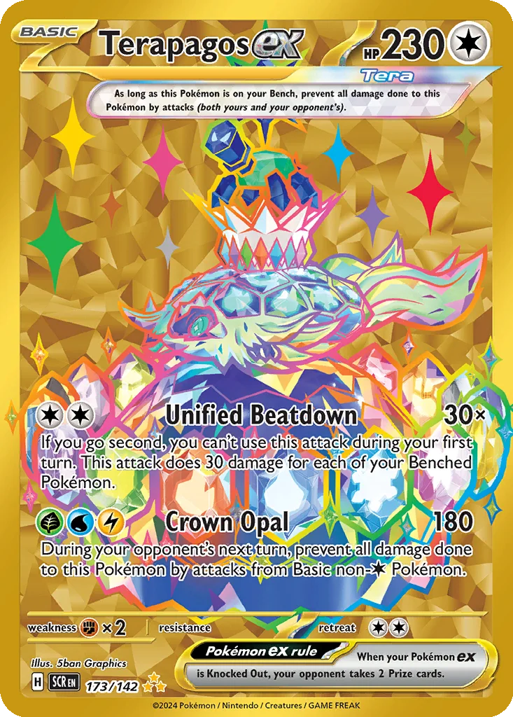 Terapagos ex 173/142 Stellar Crown (Holo)