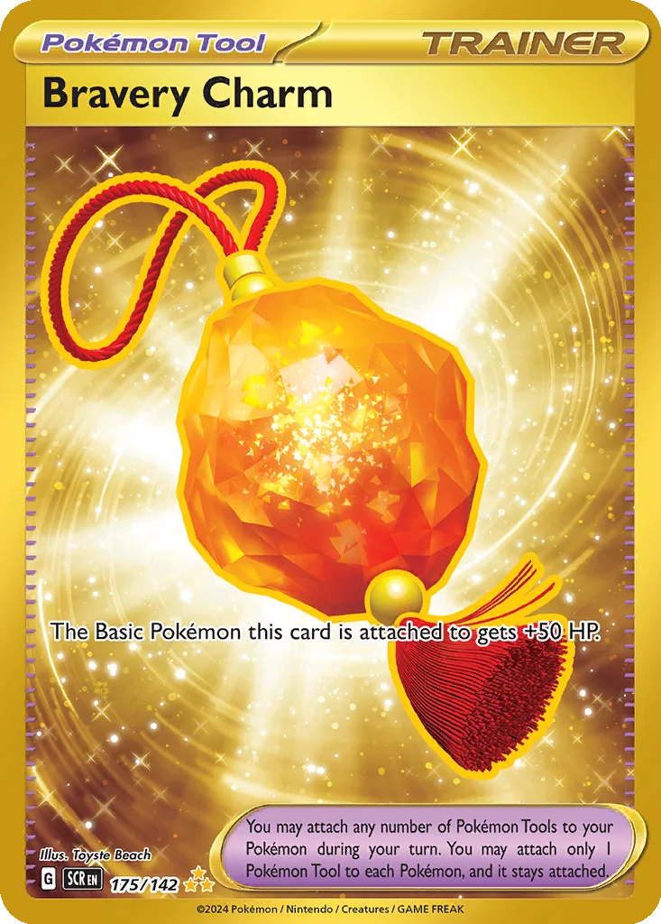 Bravery Charm 175/142 Stellar Crown (Holo)