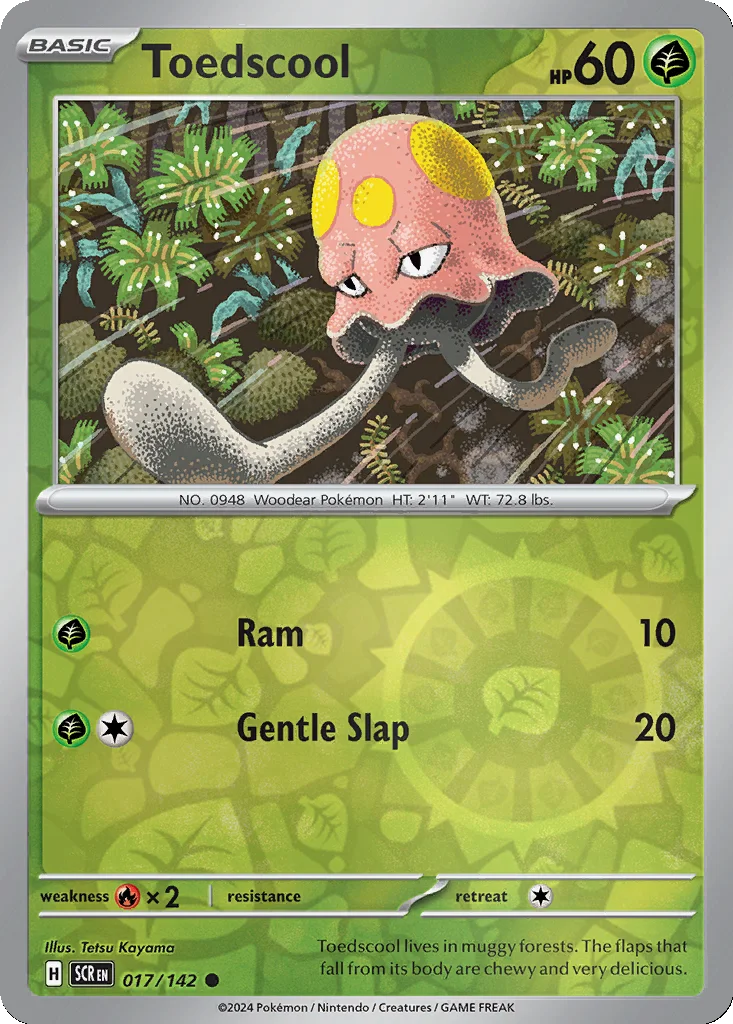 Toedscool 017/142 Stellar Crown (Reverse holo)