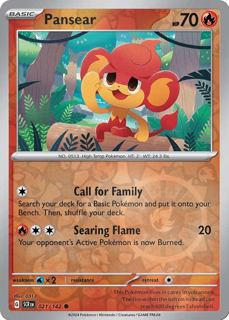 Pansear 021/142 Stellar Crown (Reverse holo)