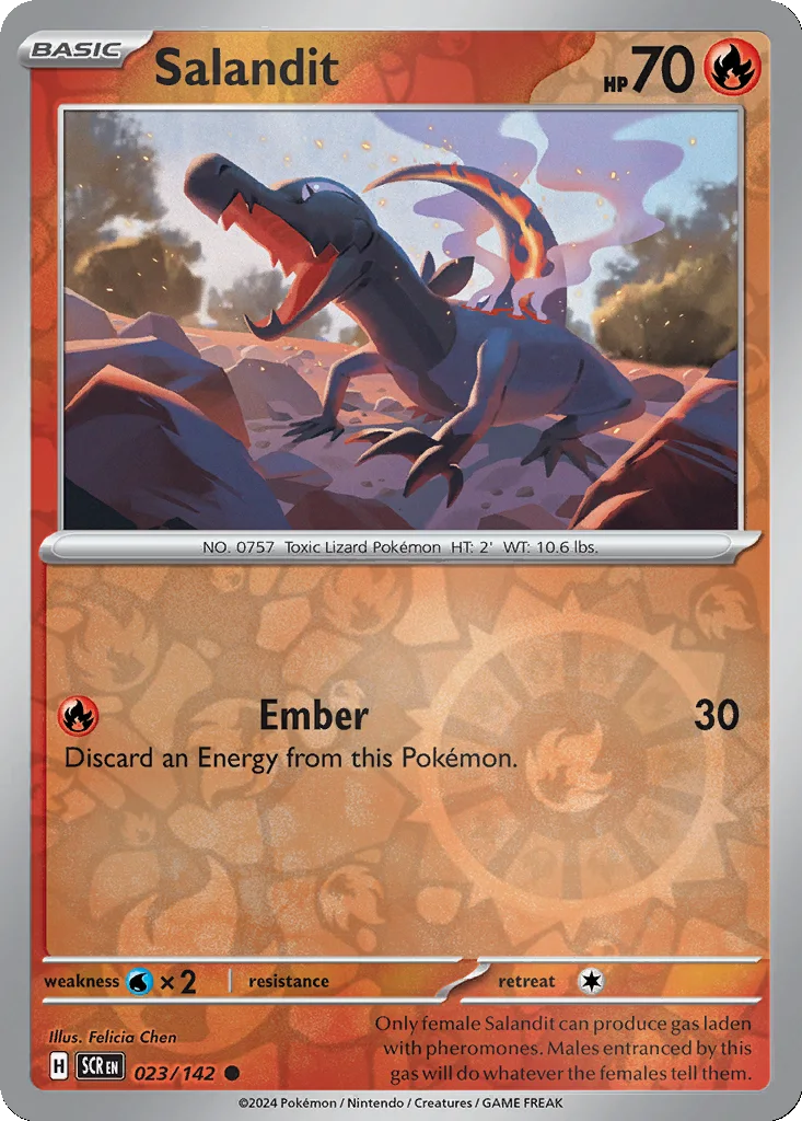 Salandit 023/142 Stellar Crown (Reverse holo)