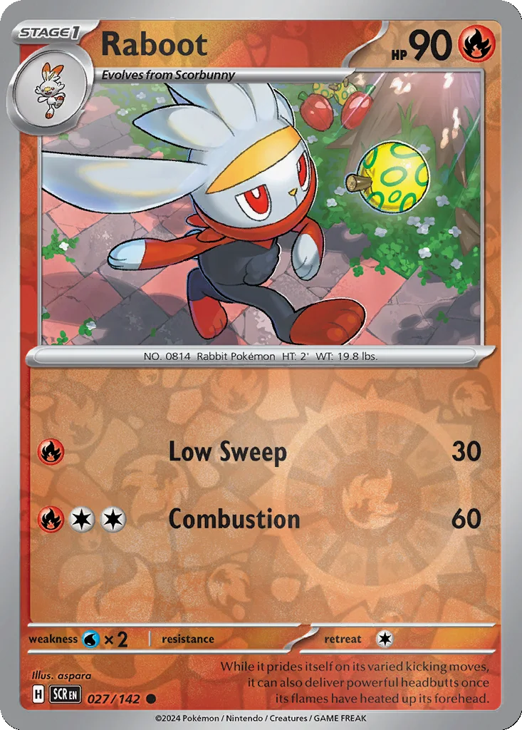 Raboot 027/142 Stellar Crown (Reverse holo)