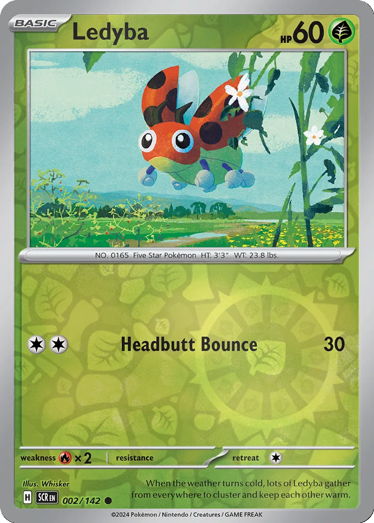 Ledyba 002/142 Stellar Crown (Reverse holo)