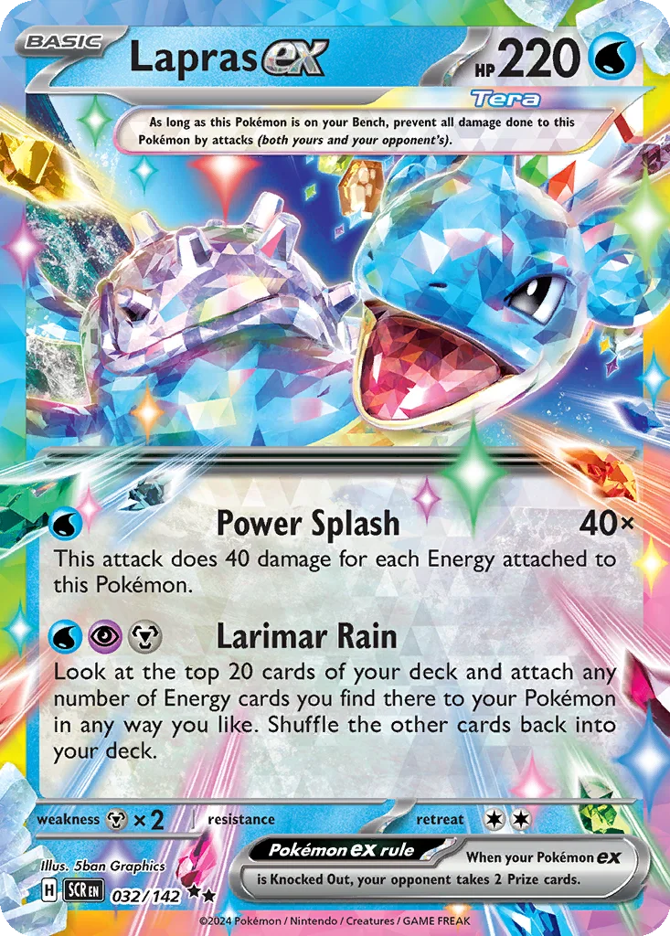 Lapras ex 032/142 Stellar Crown (Holo)
