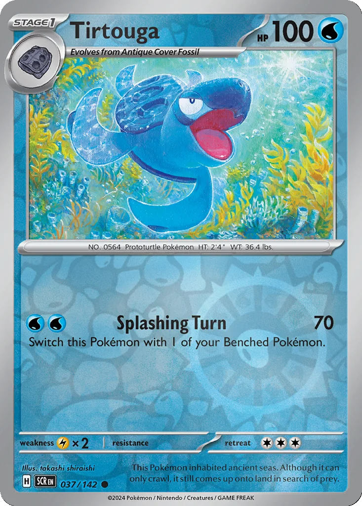 Tirtouga 037/142 Stellar Crown (Reverse holo)