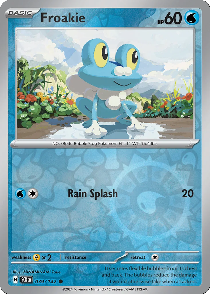 Froakie 039/142 Stellar Crown (Reverse holo)