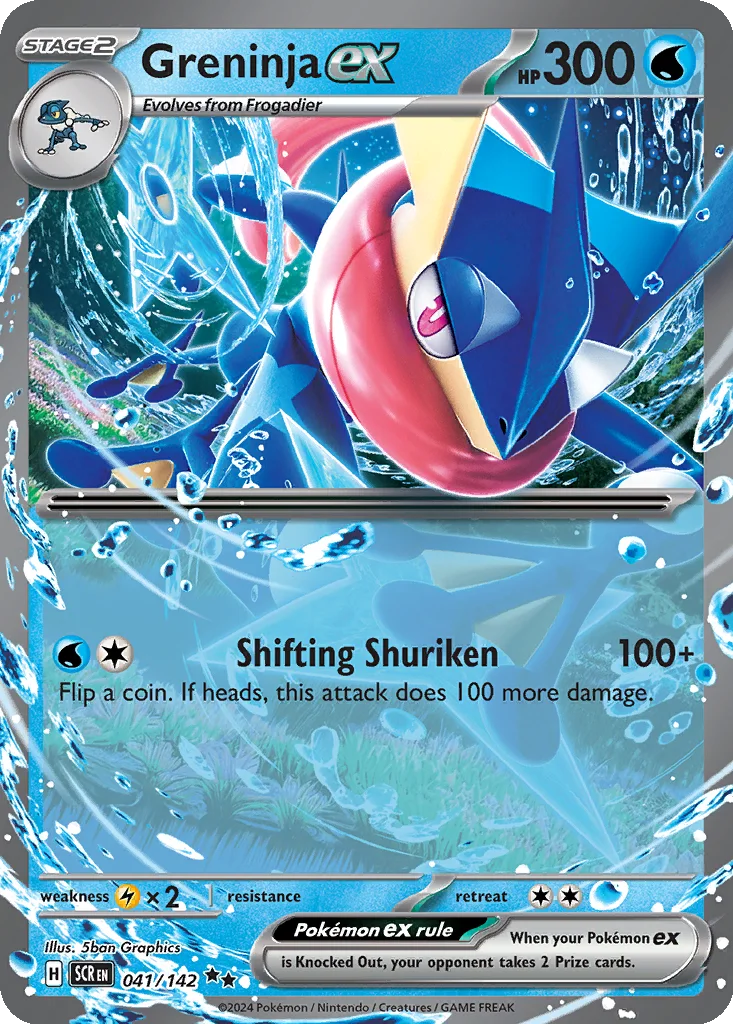 Greninja ex 041/142 Stellar Crown (Holo)