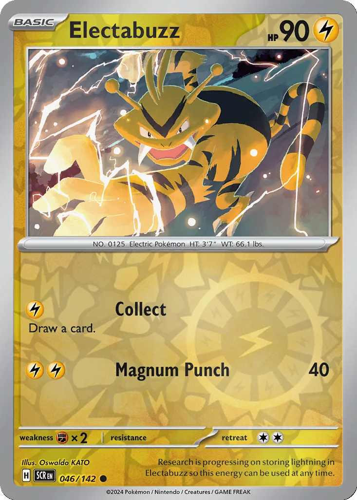 Electabuzz 046/142 Stellar Crown (Reverse holo)