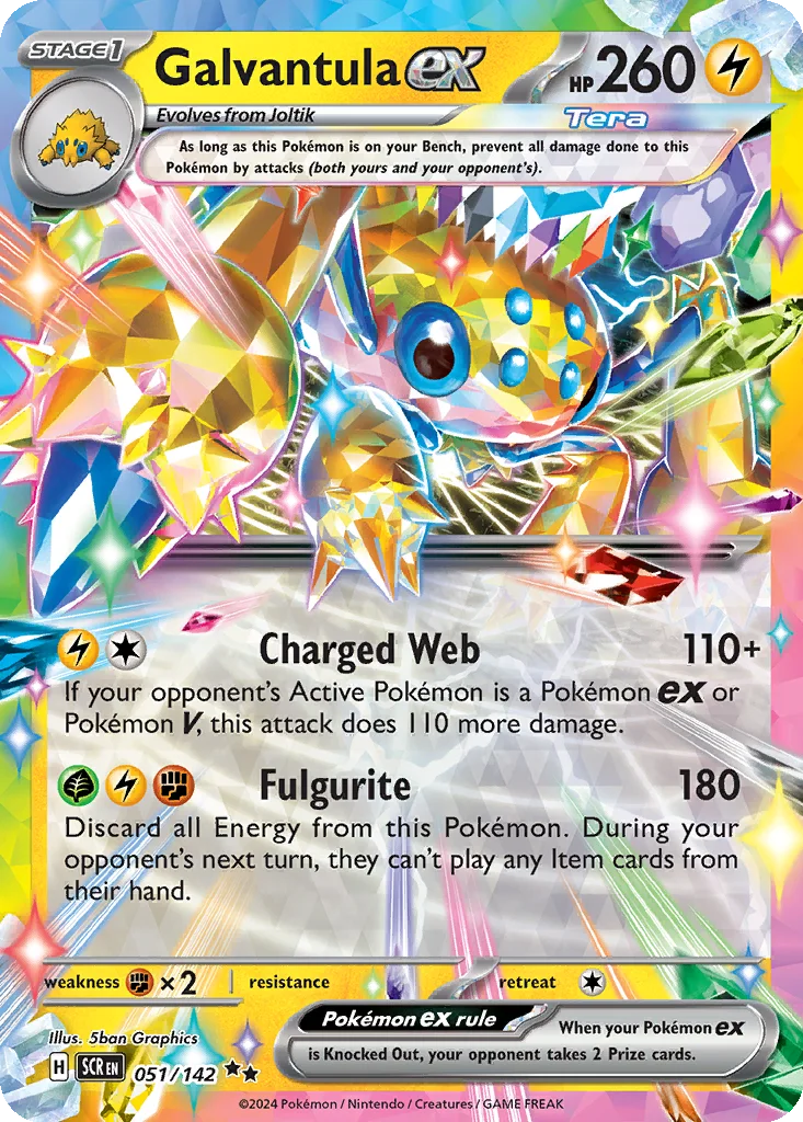 Galvantula ex 051/142 Stellar Crown (Holo)