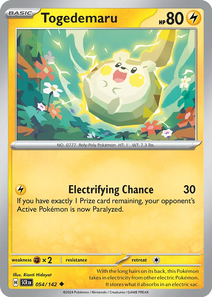 Togedemaru 054/142 SV07: Stellar Crown (Normal)
