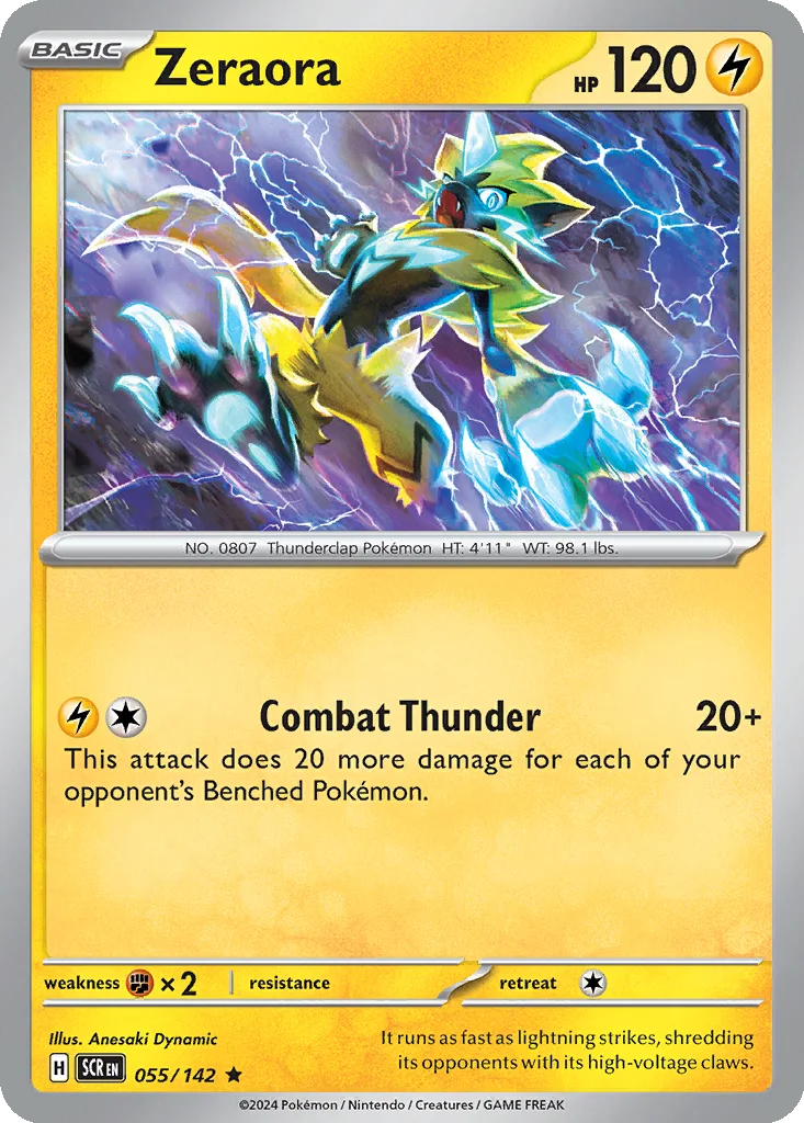 Zeraora 055/142 SV07: Stellar Crown (Holo)