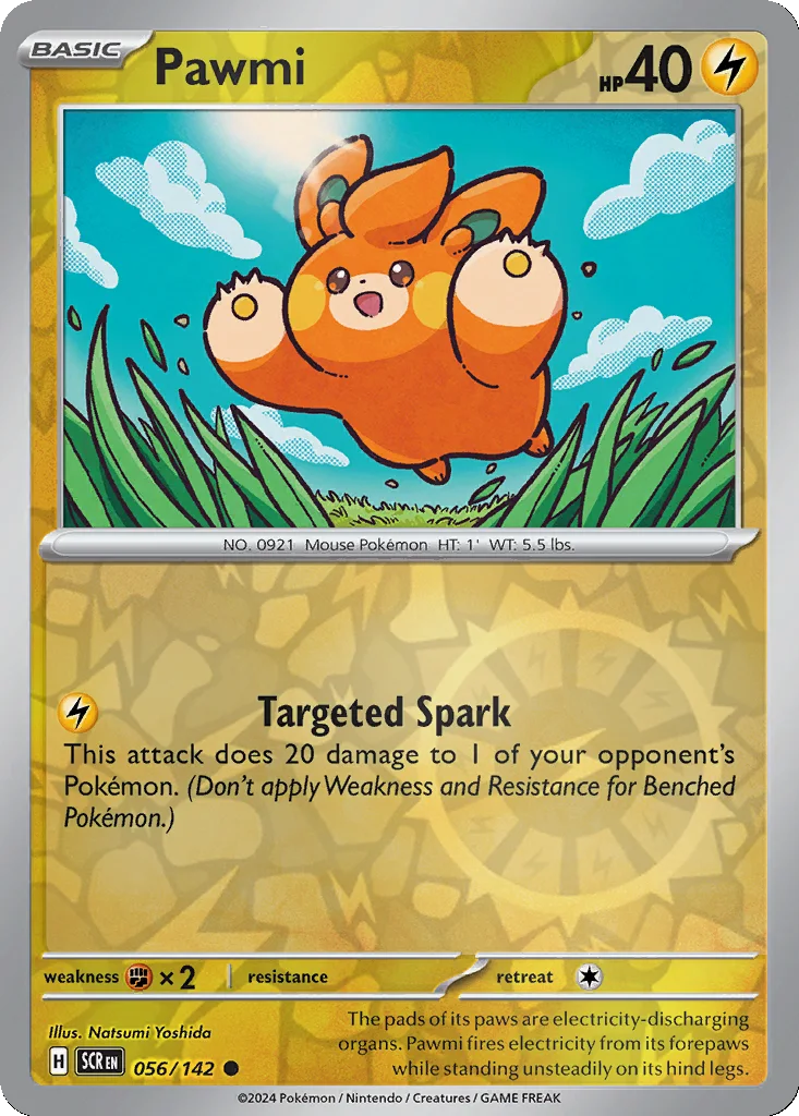 Pawmi 056/142 Stellar Crown (Reverse holo)
