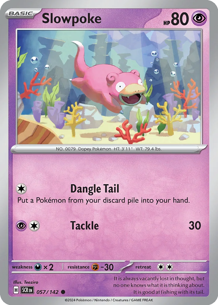 Slowpoke 057/142 Stellar Crown (Normal)