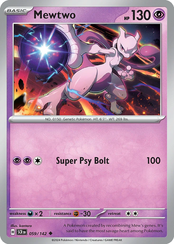 Mewtwo 059/142 Stellar Crown (Normal)