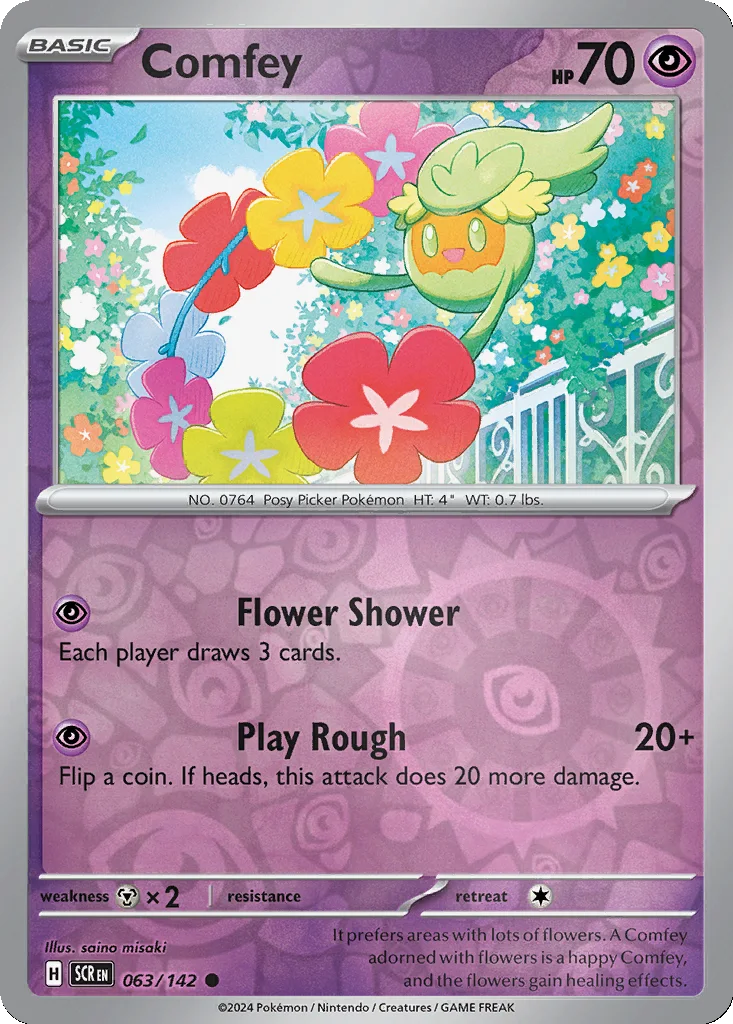 Comfey 063/142 Stellar Crown (Reverse holo)