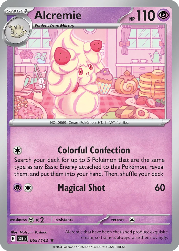 Alcremie 065/142 SV07: Stellar Crown (Holo)