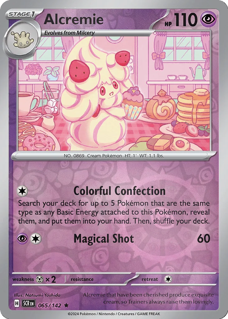 Alcremie 065/142 Stellar Crown (Reverse holo)