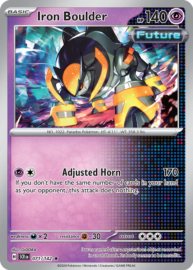 Iron Boulder 071/142 SV07: Stellar Crown (Holo)